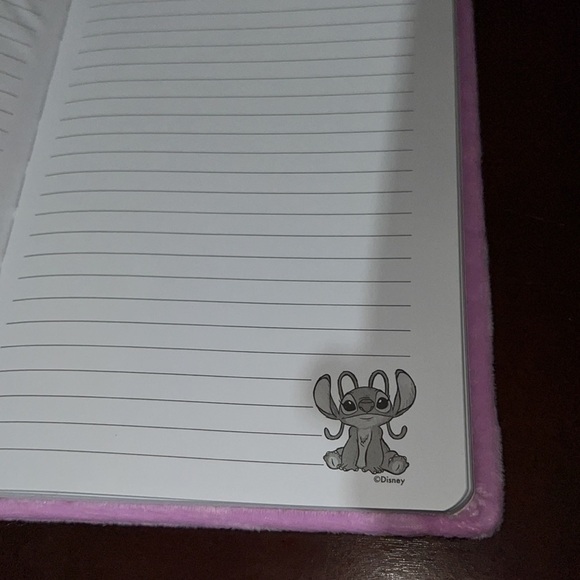 Angel notebook pink Disney stitch angel notebook new soft pink cute soft - Picture 7 of 11